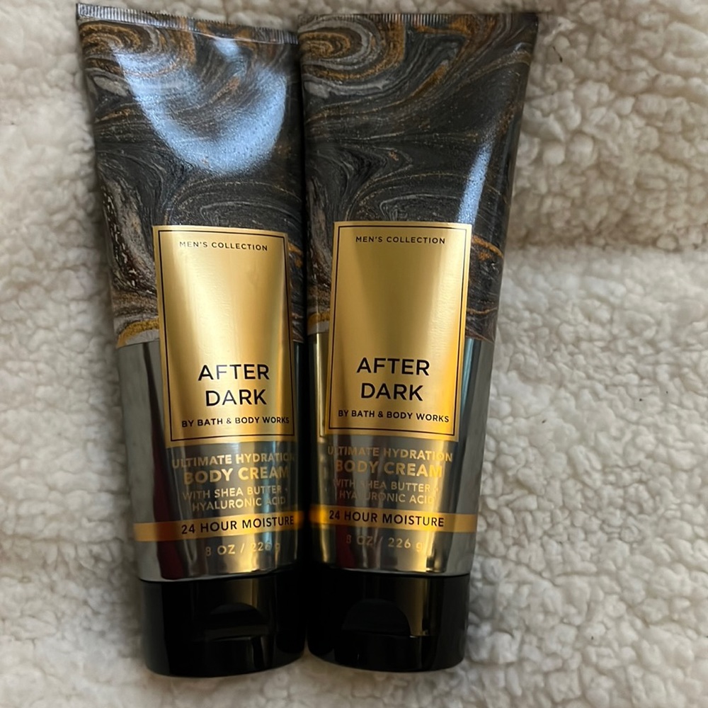 BBW MENS 2pc  set Body Cream After Dark